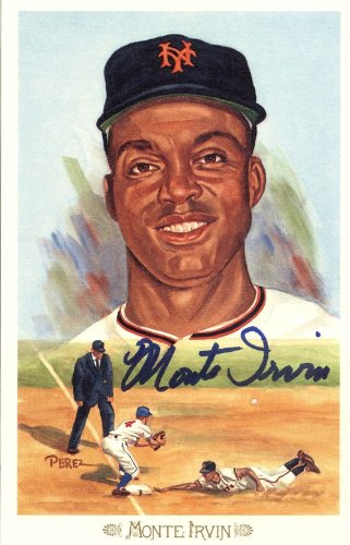 Monte Irvin Autographed/Hand Signed Perez-Steele Postcard - New York Mets