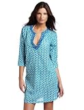 Echo Design Womens Graphic Diamonds Tunic With Beads