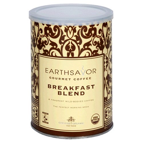 EarthSavor Gourmet Coffee, Breakfast Blend, 10-Ounce Can (Pack of 3) by EarthSavor