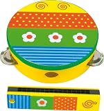 New Classic Toys 0420 Flower Percussion Set One (Wooden Box)