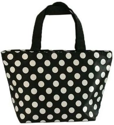 Gracelife Pack of 2 Woman Fashion Lunch Sack/Bag Lunchbox Tote Casual Bag Handbag -Many Colors Available (Dot)