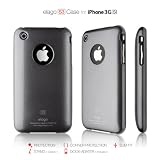 elago S3 EL-S3-GM Case for iPhone 3G, 3GS with Dock Adapter and Logo Film (Gun Metal)