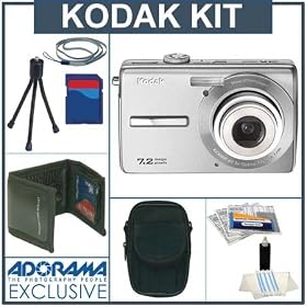 Click here to buy Kodak Easyshare M763 Digital Camera Kit, Silver with 2 GB SD Memory Card, Deluxe Carry... by Kodak.