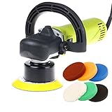 SPTA 110V (150mm) 電動ダブルアクションポリッシャー セット & 6個の研磨パッドセット付 [並行輸入品]