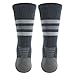 adidas Team Speed Traxion Crew Socks, Lead/White/Light Onix, Large