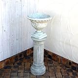 PSスタンドカップ2821-2とスタンドMのセット（鉢直径37cm）[鉢と花台のセット]