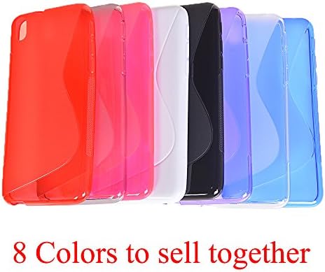 MICNOKEYA - HTC Desire 816 Case, [8 Colours] Soft Silicone Case Flexible TPU Gel Protecting Cover for HTC Desire 816