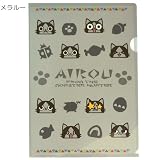 モンスターハンター《アイルー/メラルー》A4クリアファイル☆モンハンキャラクターグッズ（文房具）通販☆【メラルー（フェイス）】