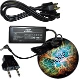 HQRP Replacement Laptop AC Adapter / Power Supply for Dell Inspiron 1200 1300 2200 B120 B130 TD230 CF719 - (incl. USA Plug  Euro Adapter) plus HQRP Mousepad