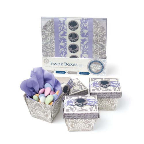 Silver and Wedgwood Favor Boxes: Everything you need to package perfect party treats