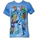 Silver Surfer Marvel Heroes Long Boarder Mens T-Shirt