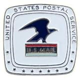 U.S. Mail Pin White 1