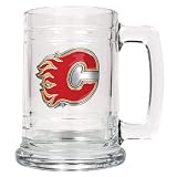 Calgary Flames 15 oz. Glass Tankard