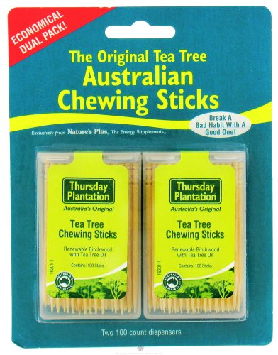 Tea Tree Chewing Sticks Original Thursday Plantation 100 Toothpick