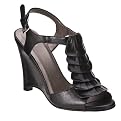 Women's Mossimo&reg; Panya Ruffle Wedge Sandals - Black