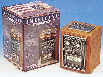 U.S. Post Office Lock Box Coin Bank