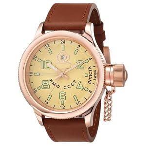 Invicta Men's Signature Collection Russian Diver 18kt Rose Gold-Plated GMT Watch #7108