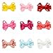 YHXX YLEN 20Pcs Small Baby Hair Bows Grosgrain Ribbon Baby Girls Clips
