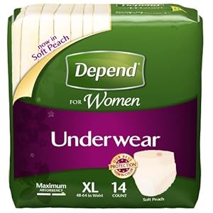 Depend Women's Underwear (Maximum) - Extra Large - Case of 56