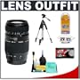 Tamron AF 70-300mm F/4-5.6 Di LD Macro Lens + Tripod + Accessory Kit for Canon EOS Rebel XS, XSi, T1i, T2i, 50D, 5D & 7D Digital SLR Cameras