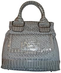 Women's Guess Purse Handbag Spring Fling Grey