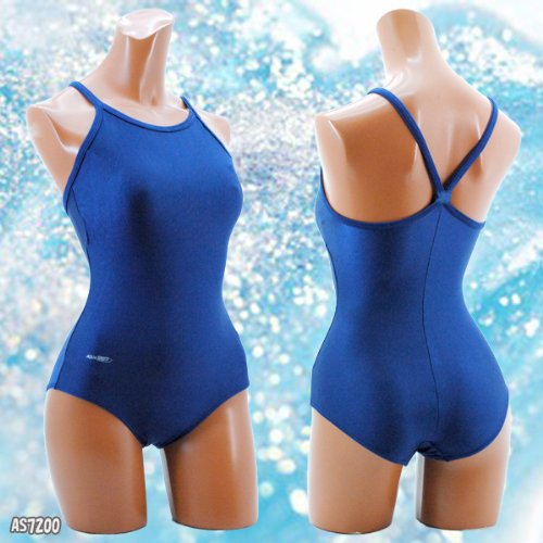 ■子供/ジュニア/女子■AQUASPEED■AS7200NV■ワンピース水着■130/140/150/S/L■激安スクール水着