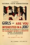 GIRLS ARE YOU INTERESTED IN A JOB ILLINOIS AMERICAN US USA VINTAGE POSTER REPRO