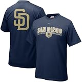 Nike San Diego Padres Navy Blue Arched Date T-shirt