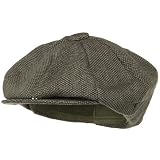 Big Wool Blend Newsboy Cap-Brown W07S38E