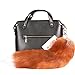 URSFUR Crystal Fox Tail Keychain Bag Charm Pendant Cosplay Tassel Key Chain
