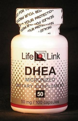 LifeLink DHEA MonoDEA (dehydroepiandrosterone) | 50 mg x 100 Capsules | Hormone Support, Anti- Aging | Made in The USA