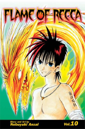 flame of recca volume 10 manga