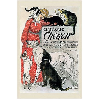 Clinique Poster By Theophile Steinlen Art 24X36 St2801
