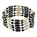Magnetic Wrap Necklace/Bracelet - Black Bicone title=