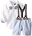 Mud Pie Baby Boys' Suspender Short Set