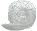Clear Glass Turtle Shell Large Bowl 13 3/4"x13 3/4"x2 1/2"