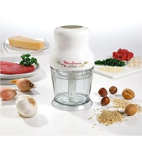 Moulinex Illico Mini Chopper / Baby food maker, White, 0.6 Litres