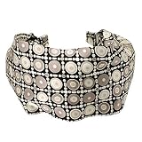 L. Erickson USA Scarf Headband 100% Silk Charmeuse - Silver Bullet