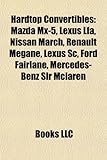 Hardtop Convertibles: Mazda MX-5, Lexus Lfa, Nissan March, Renault Mgane, Lexus SC, Ford Fairlane, Mercedes-Benz Slr McLaren-