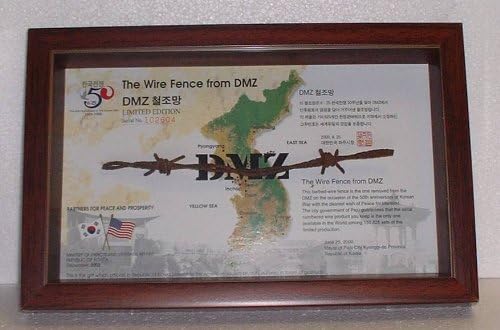 The Wire Fence from DMZ (Collectible 1953 Wire Fence of Korea War)
