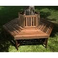 Baumbank Gartenbank Rundbank 360� wie Teak