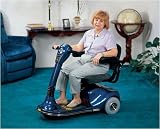 `3-Wheel Scooter-Companion II Arctic Blue 350 lb. weight capacity * Easy to disassembleIfully transp