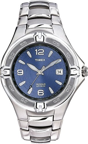 Timex Men's Classic Watch Bracelet Blue Face Watch#T28812
