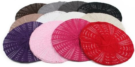 Women's Light Beret Knitted Style for Spring Summer Fall P135