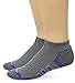 adidas Men's Climalite II No Show Socks (2 Pack), One Size, GREY/ONIX-GREY MARL/BLUE/WHITE
