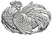 Arthur Court Rooster Trivet
