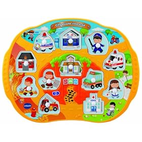 Vtech - 132505 - Jouet Premier Age - City Puzzle Interactif