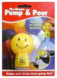 炭酸ぬけま栓Pump&Pour ハッピーフェイス(英語パッケージ)
