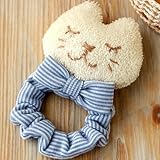 （ハマナカ） ベビー 赤ちゃん おもちゃ の 手作りキット ねこシュシュのがらがら ※オーガニックコットン 使用