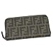 【FENDI　フェンディ】 【ZUCCA】 ラウンドファスナー長財布 TABACCO  8M0024 00VRE F0BTR 並行輸入品